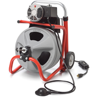 D&eacute;boucheur de drain K-400 avec cble C-31 IW, &eacute;lectrique, 3/8" Maritime Industrial Rubber