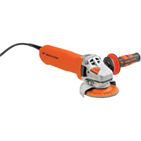 Mini Grinder with ZIP Grinding Wheels, 4-1/2", 120 V, 8 A, 10000 RPM Maritime Industrial Rubber