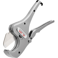 Ratchet Action Plastic Pipe & Tubing Cutter #RC-2375, 1/8" - 2-3/8" Capacity Maritime Industrial Rubber