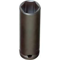 Torqueplus Thin Wall Socket, Impact, 1-3/16", 3/4" Drive, 6 Points, Deep Maritime Industrial Rubber