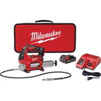 M18 Cordless 2-Speed Grease Gun Kit, Lithium-Ion, 18 V Maritime Industrial Rubber