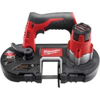 M12 Cordless Sub-Compact Band Saw (Tool Only), 12 V, 1-5/8" Capacity Maritime Industrial Rubber