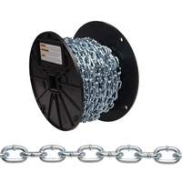 Chaîne torsad&eacute;e, Acier &agrave; faible teneur en carbone, #2 x 125' (38,1 m) l, Charge d'utilisation 325 lb (0,1625 tonne) Maritime Industrial Rubber