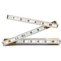 R&egrave;gle en bois pliante, 6' lo, Bois, Graduations de 1/6" Maritime Industrial Rubber