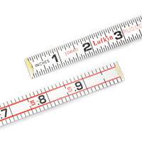 R&egrave;gle en bois pliante, 6' lo, Bois, Graduations de 1/6" Maritime Industrial Rubber