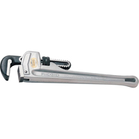 Straight Pipe Wrench, 1-1/2" Jaw Capacity, 10" Long Maritime Industrial Rubber