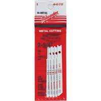 Jigsaw Blades, Bi-Metal, U-Shank, 2-3/4" L, 18 TPI Maritime Industrial Rubber
