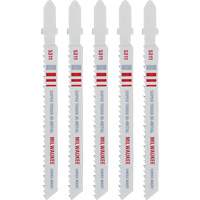 Lame de scie sauteuse, Bim&eacute;tal, Tige en T, 4" lo, 10 dents par pouce Maritime Industrial Rubber