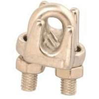 Cast Stainless Steel Wire Rope Clip Maritime Industrial Rubber