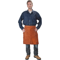 Tablier en cuir, Taille, 24" lo, Lava Brown Maritime Industrial Rubber