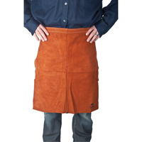 Tablier en cuir, Taille, 24" lo, Lava Brown Maritime Industrial Rubber