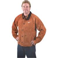 Veste de soudage, Cuir, 4T-Grand, Lava Brown Maritime Industrial Rubber