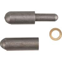 Charni&egrave;re &agrave; souder, 0,315" dia. x 1,575" lo, Acier doux a/goupille fixe en acier Maritime Industrial Rubber