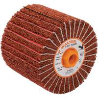 Tambours turbo Two-In-One, 4-1/2" dia. x 4" la, 5/8"-11 Arbre, Grain 60 Maritime Industrial Rubber