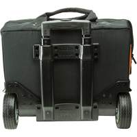 Sac &agrave; outils roulant Tradesman Pro, Polyester balistique, 24 pochettes, Noir/Orange Maritime Industrial Rubber