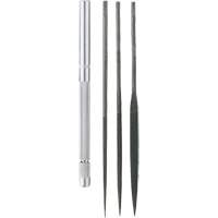 Needle File Set with Handle, 4 Pcs Maritime Industrial Rubber