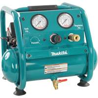 Compact Air Compressor, Electric, 1 Gal. (1.2 US Gal), 125 PSI, 120/1 V Maritime Industrial Rubber