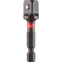 Shockwave Impact Driver Socket Adapters, 1/4" Drive Size, 3/8" Male Size, Ball, 1-7/8" L Maritime Industrial Rubber
