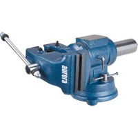 Multi-Purpose Bench Vise, 5" Jaw Width, 3-1/10" Throat Depth Maritime Industrial Rubber
