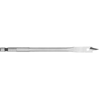 Spade Drill Bit, 5/8" Diameter, 5/8" Shank, 6" Length Maritime Industrial Rubber