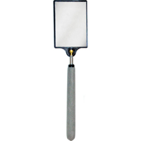 Miroir d'inspection, Rectangulaire, 3-1/2" lo x 2-1/2" la, T&eacute;lescopique Maritime Industrial Rubber