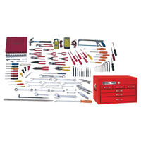 Electricians Master Set With Top Chest, 114 Pieces Maritime Industrial Rubber