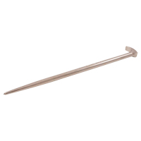 Rolling Head Pry Bar, 1-1/2" W x 11" L Maritime Industrial Rubber
