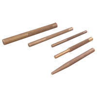Brass Punch Set, 5 Pieces Maritime Industrial Rubber
