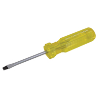 Slotted Screwdriver, 3/16", 6-1/2" L, Plastic Handle Maritime Industrial Rubber