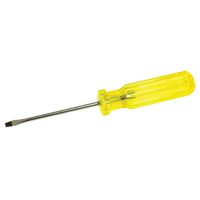 Slotted Screwdriver, 3/16", 8-1/4" L, Plastic Handle Maritime Industrial Rubber