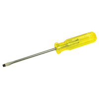 Slotted Screwdriver, 1/4", 9-7/16" L, Plastic Handle Maritime Industrial Rubber