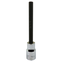 Socket, Hex, 5/16" x 5" L, 1/2" Square Drive Drive Maritime Industrial Rubber