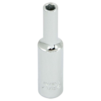Socket, 4 mm, 1/4" Drive, 6 Points Maritime Industrial Rubber