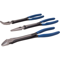 Long Reach Plier Set, 3 Pieces Maritime Industrial Rubber