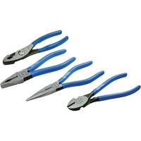 General Maintenance Plier Set, 4 Pieces Maritime Industrial Rubber