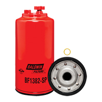 BF1382-SP Fuel/Water Separator Spin-On with Drain & Sensor Port Maritime Industrial Rubber