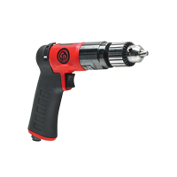 Perceuse pneumatique style pistolet CP9790C, 6,9 pi³/min, 1/4" NPT, 98,5 dBA, 3/8" mandrin, Avec cl&eacute; Maritime Industrial Rubber