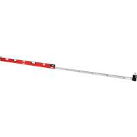 RedStick Expandable Level, I-Beam, 12' L, Aluminum, 3, Magnetic Maritime Industrial Rubber