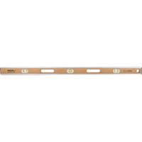 Eco-Tech&reg;  Bamboo Level, I-Beam, 48" L, Wood, 3, Non-Magnetic Maritime Industrial Rubber