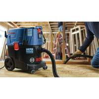 Dust Extractor, Abatement, 9 US Gal. (34.1 Litres) Capacity, Hepa Filtration Maritime Industrial Rubber