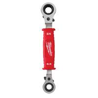 Lineman's 4-in-1 Insulated Ratcheting Box Wrench Maritime Industrial Rubber