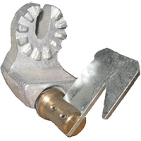 Lame rotative universelle avec t&ecirc;te pour perche &agrave; attache Maritime Industrial Rubber