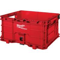Caisse Packout, 15-2/5" x 18-3/5" x 9-9/10", Rouge Maritime Industrial Rubber