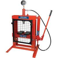 Hydraulic Shop Press with Grid Guard, 10 Tons Capacity Maritime Industrial Rubber