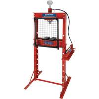 Hydraulic Shop Press with Grid Guard, 20 tons Capacity Maritime Industrial Rubber