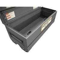 Jobsite Storage Box, 60" x 24" x 22-3/4", Steel, Grey Maritime Industrial Rubber