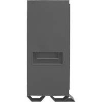 Jobsite Storage Shelving Cabinet, Steel, 47.5 Cubic Feet, Grey Maritime Industrial Rubber