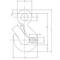 Hoist Hook Maritime Industrial Rubber