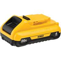 Max* Compact Battery Pack, Lithium-Ion, 20 V, 4 Ah Maritime Industrial Rubber