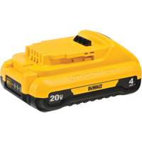 Max* Compact Battery Pack, Lithium-Ion, 20 V, 4 Ah Maritime Industrial Rubber